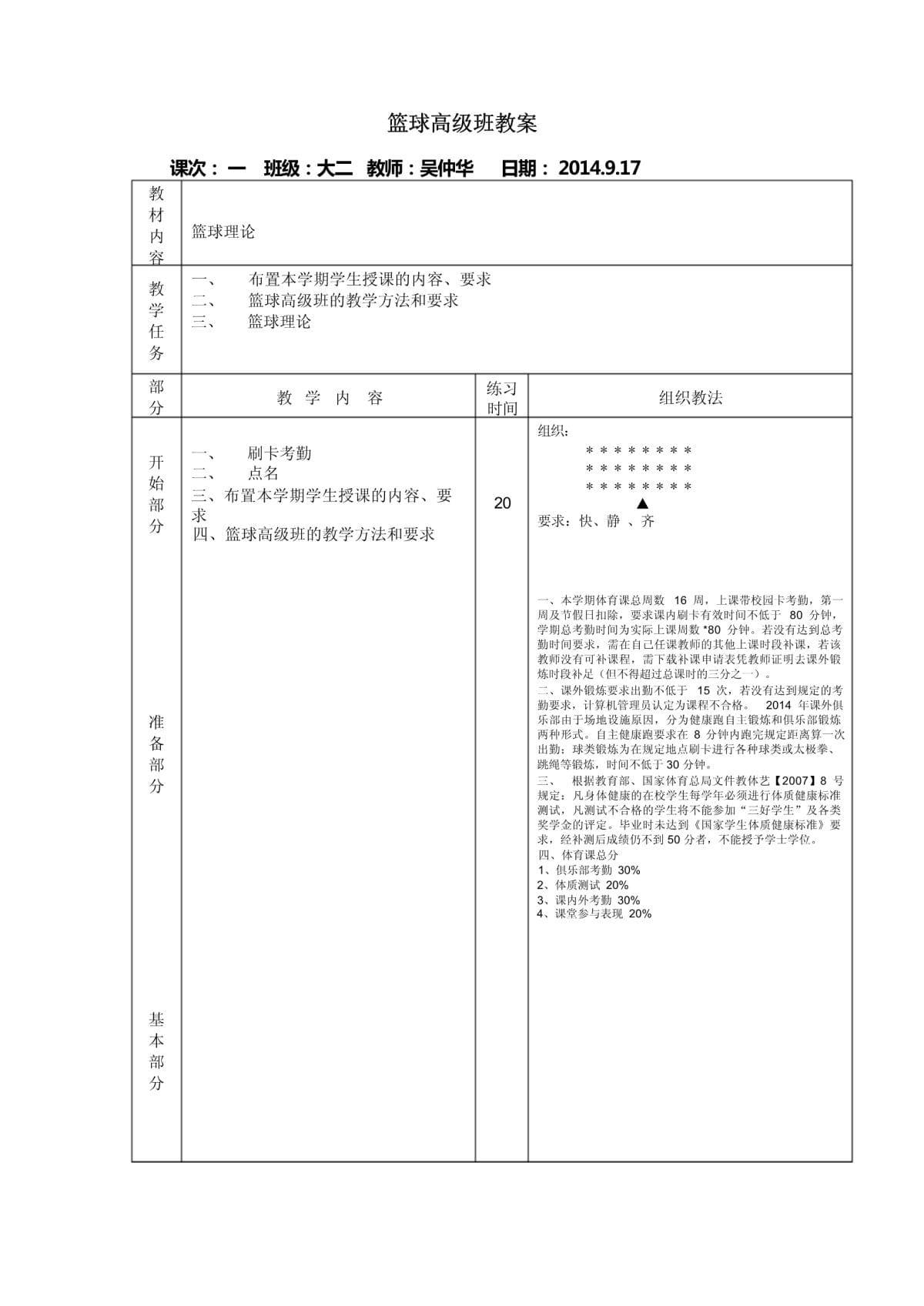 篮球训练教案大全模板下载百度网盘